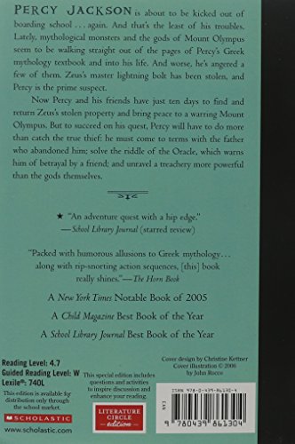 The Lightning Thief (Percy Jackson And The Olympians, Book 1),Used