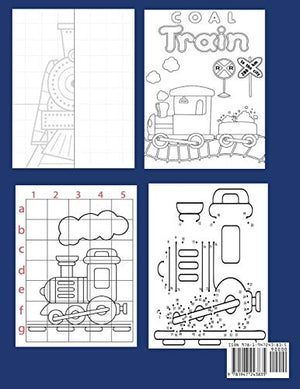 Train Coloring and Activity Book for Kids (Kids Activity Books),Used