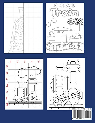 Train Coloring and Activity Book for Kids (Kids Activity Books),Used