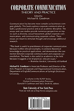 Corporate Communication: Theory and Practice (Suny Series, Human Communication Processes) (Suny Series in Human Communication Pr,Used