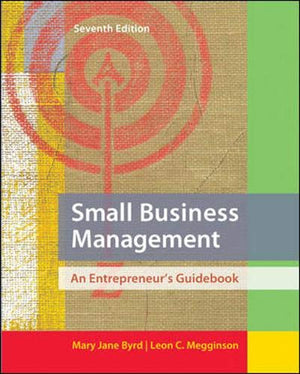 Small Business Management: An Entrepreneur'S Guidebook,New