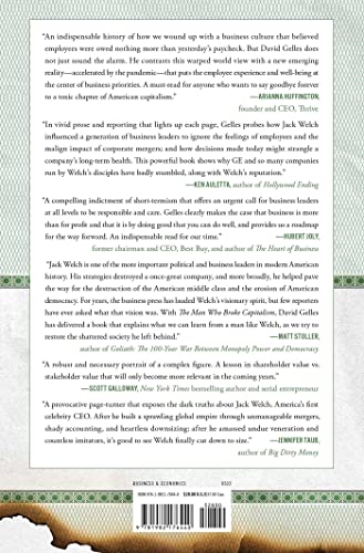 The Man Who Broke Capitalism: How Jack Welch Gutted The Heartland And Crushed The Soul Of Corporate Americaand How To Undo His -used