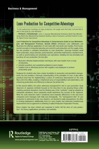 Lean Production for Competitive Advantage: A Comprehensive Guide to Lean Methodologies and Management Practices, Second Edition,New