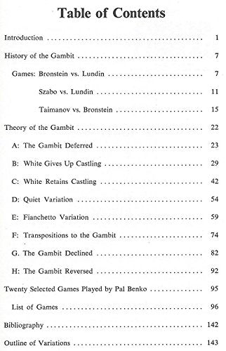 The Benko Gambit,Used