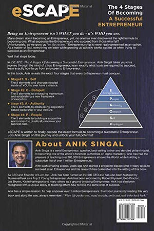 Escape: The 4 Stages Of Becoming A Successful Entrepreneur-used