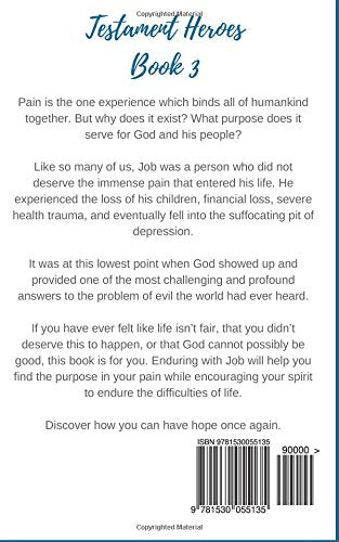Enduring with Job: 30 Devotionals to Give You Hope, Stir Your Faith, and Find God's Power in Your Pain (Testament Heroes),Used