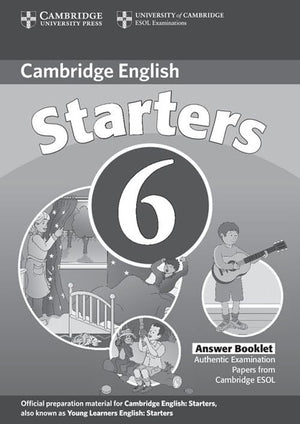 Cambridge Young Learners English Tests 6 Starters Answer Booklet: Examination Papers from University of Cambridge ESOL Examinati,Used