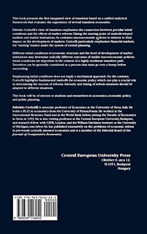Macroeconomic Policies and the Development of Markets in Transition Economies,Used