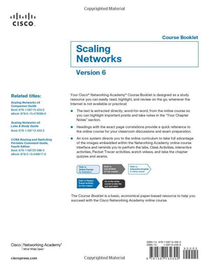 Scaling Networks v6 Course Booklet (Course Booklets),Used