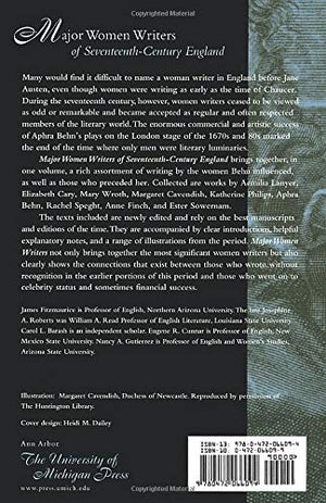 Major Women Writers of SeventeenthCentury England,Used