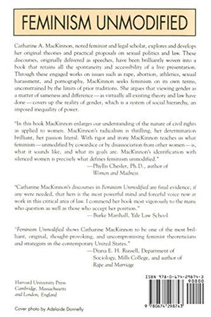Feminism Unmodified: Discourses On Life And Law,Used