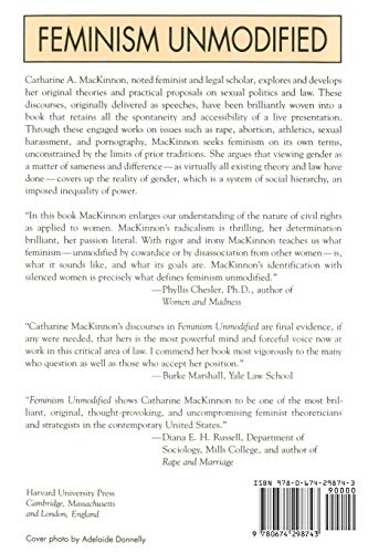 Feminism Unmodified: Discourses On Life And Law,Used