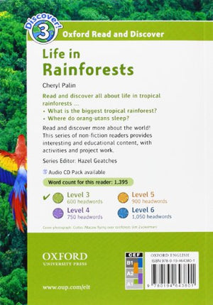 Oxford Read and Discover: Level 3: Life in Rainforests,Used