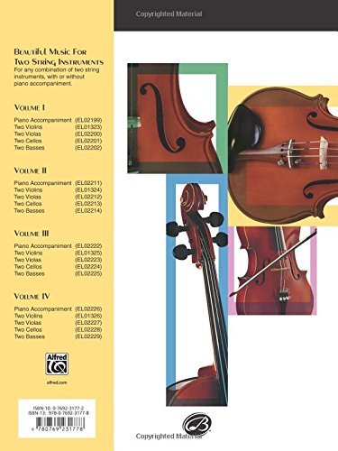 Beautiful Music for Two String Instruments, Bk 3: 2 Cellos (Ast Four Positions),Used