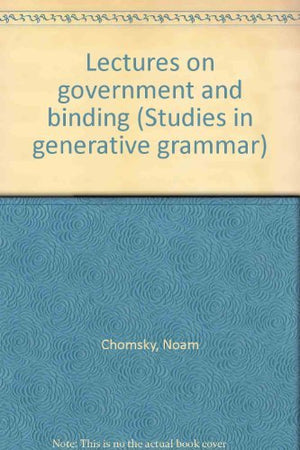 Lectures on government and binding (Studies in generative grammar),Used