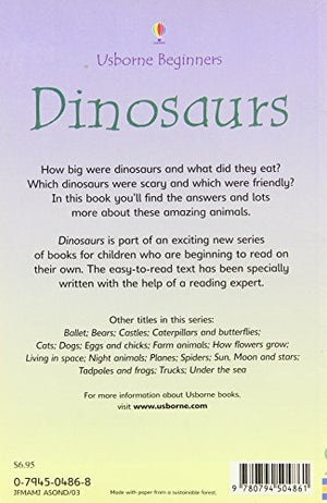Dinosaurs (Usborne Beginners),Used