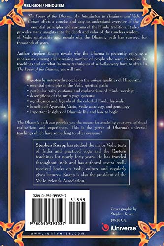 The Power of the Dharma: An Introduction to Hinduism and Vedic Culture,Used