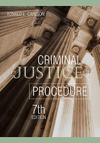 Criminal Justice Procedure, Seventh Edition,Used