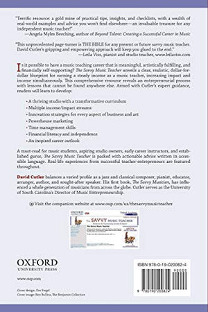 The Savvy Music Teacher: Blueprint For Maximizing Income & Impact-new