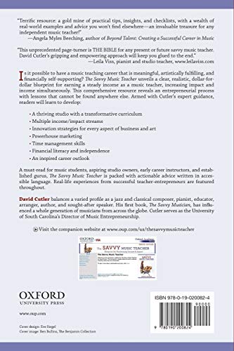 The Savvy Music Teacher: Blueprint for Maximizing Income & Impact,Used