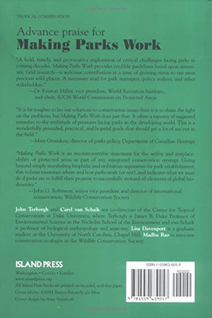 Making Parks Work: Strategies for Preserving Tropical Nature,Used
