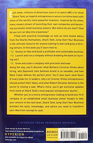 Shark Tank Jump Start Your Business: How to Launch and Grow a Business from Concept to Cash,Used