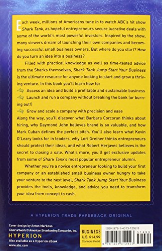 Shark Tank Jump Start Your Business: How to Launch and Grow a Business from Concept to Cash,Used