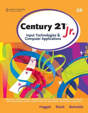 Century 21 Jr., Input Technologies and Computer Applications (WinningEdge Titles),New