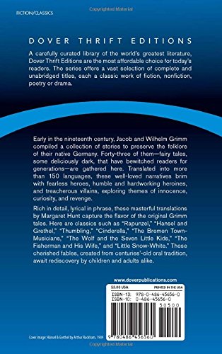 Grimm'S Fairy Tales (Dover Thrift Editions: Scifi/Fantasy),Used
