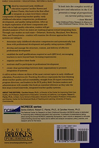 Foundations for Teaching Excellence: Connecting Early Childhood Quality Rating, Professional Development, and Competency Systems,Used