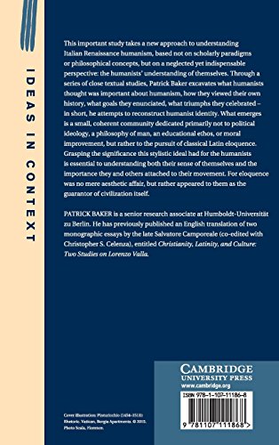 Italian Renaissance Humanism in the Mirror (Ideas in Context, Series Number 14),Used