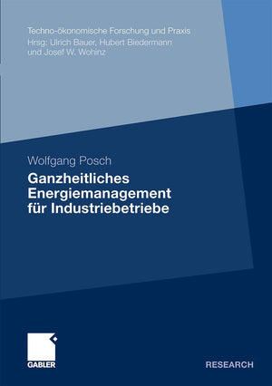 Ganzheitliches Energiemanagement fr Industriebetriebe (Technokonomische Forschung und Praxis) (German Edition),Used