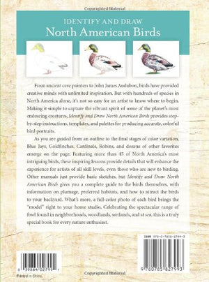 Identify And Draw North American Birds: A Field Guide For The Artist And Naturalist