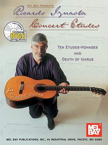 Ricardo Iznaola  Concert Etudes Book/CD Set,Used