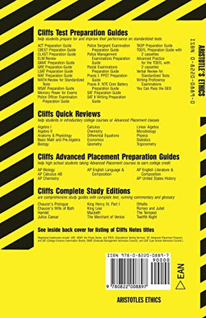 Aristotle'S Ethics (Cliffs Notes),Used