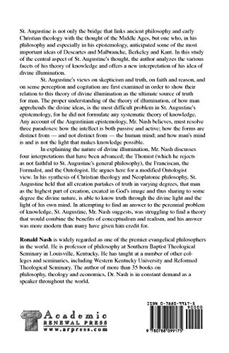 The Light of the Mind: St. Augustine's Theory of Knowledge,Used