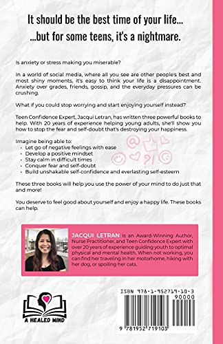 Words of Wisdom for Teens (3in1 book): Books to Help Teen Girls Conquer Negative Thinking, Be Positive, and Live with Confiden,Used