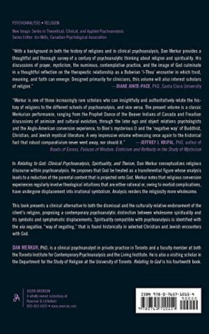 Relating to God: Clinical Psychoanalysis, Spirituality, and Theism (Volume 9) (New Imago, 9),Used