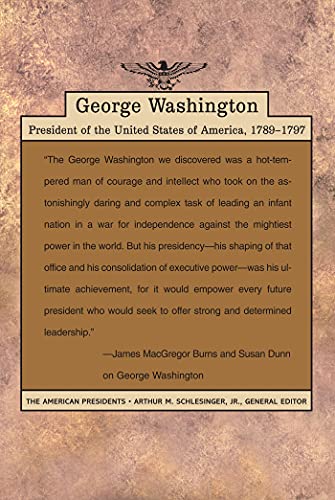 George Washington (The American Presidents Series),New