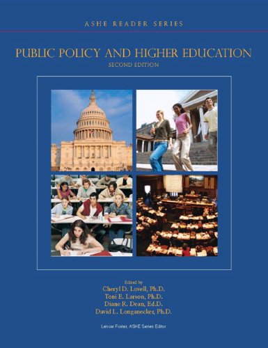 Public Policy and Higher Education (2nd Edition) (Ashe Reader),Used