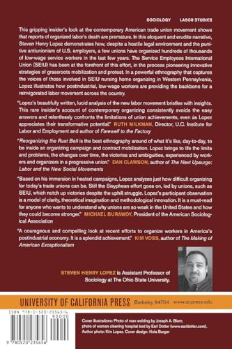 Reorganizing the Rust Belt: An Inside Study of the American Labor Movement,New