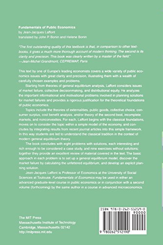 Fundamentals of Public Economics,Used