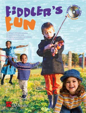 Fiddler's FUN (Violin) : 34 Famous Children's Tunes (Book & CD Package),Used