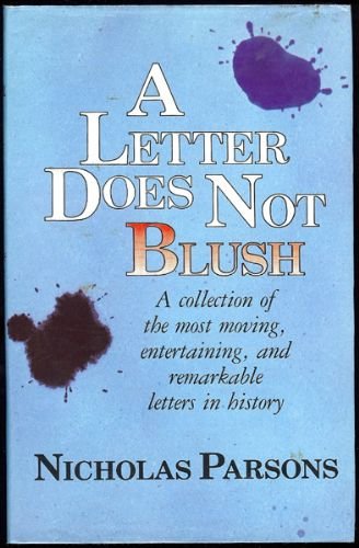 Letter Does Not Blush Hc,Used