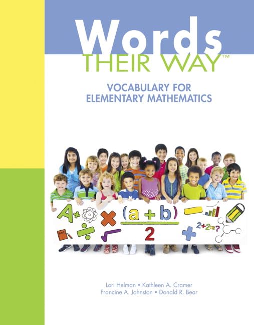 Words Their Way: Vocabulary for Elementary Mathematics (Words Their Way Series),Used
