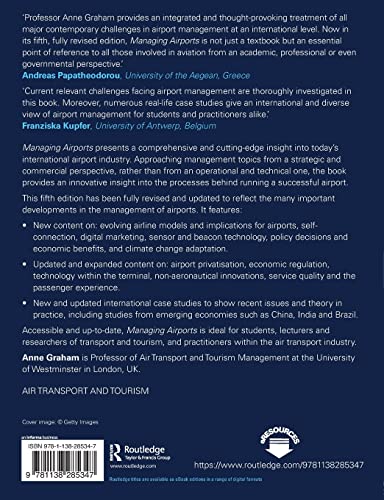 Managing Airports: An International Perspective,Used
