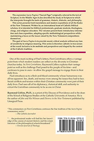 Sacra Pagina: First Corinthians (Volume 7),Used