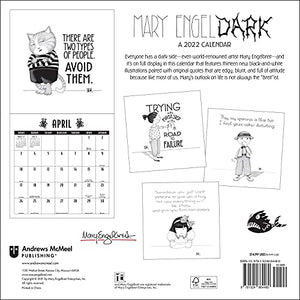 Mary EngelDark 2022 Wall Calendar: from the shadier side of Mary Engelbreit,Used