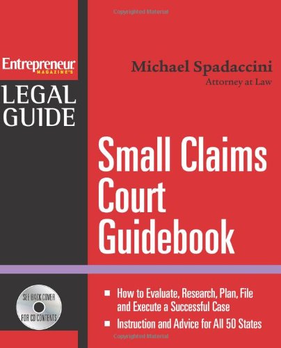 Small Claims Court Guidebook (Entrepreneur Legal Guides),Used