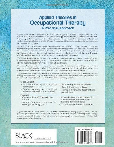 Applied theories in Occupational Therapy,New